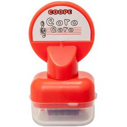 コロコロ五線スタンプ あか CCG-4