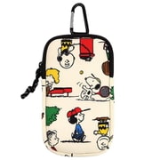 PEANUTS スヌーピー カラビナポーチ ビッグパターン [キャラクターグッズ]
