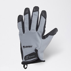 Trail Leather Glove TR-705 GRY レディースMサイズ [アウトドア グローブ レディース]