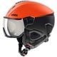 instinct visor スキー スノーボード ヘルメット フィアースレッド/ブラックマット（ライトミラーシルバー） 56-58cm