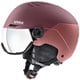 wanted visor 56.6.262.7005 ブランブル/アンティークローズマット（シルバーミラー） 54-58cm [スキー スノーボード ヘルメット]