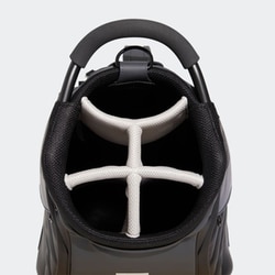 アディダス　adidas キャディバッグ 9インチ　ブラック adidas アディダス キャディバッグ ブラック 黒 合成皮革 9 5型