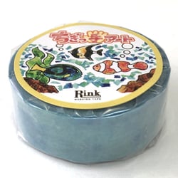 RINK ちぎっ手アート マスキングテープ 彩り水彩 あお IR02901P