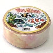 RINK ちぎっ手アート マスキングテープ 彩り水彩 しろ IR03101P