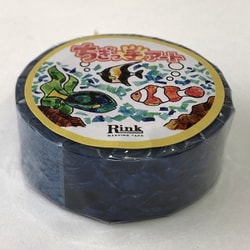 RINK ちぎっ手アート マスキングテープ 彩り油絵 青 IR04501P