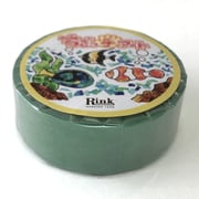 RINK ちぎっ手アート マスキングテープ 彩り水彩 パステルカラー エメラルドグリーン IR05301P