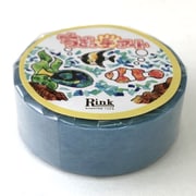 RINK ちぎっ手アート マスキングテープ 彩り水彩 パステルカラー ライトブルー IR05401P