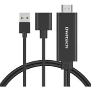 OWL-CBHDFAS220-BK [iPhone/iPad 用 HDMI変換ケーブル HDMIショートケーブル付き 2m ブラック]