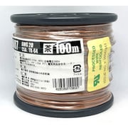 UL1007AWG20チャ L-100 [耐熱絶縁ビニル電線 100m巻 茶]