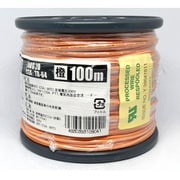UL1007AWG20ダイダイ L-100 [耐熱絶縁ビニル電線 100m巻 橙]