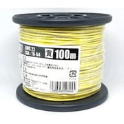 UL1007AWG22キ L-100 [耐熱絶縁ビニル電線 100m巻 黄]