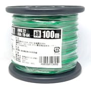 UL1007AWG22ミドリ L-100 [耐熱絶縁ビニル電線 100m巻 緑]