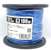 UL1007AWG24アオ L-100 [耐熱絶縁ビニル電線 100m巻 青]