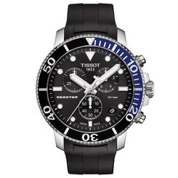 SEASTAR（シースター） 1000 クォーツ クロノグラフ  メンズ ラバー 並行輸入品 2年保証 T1204171705102