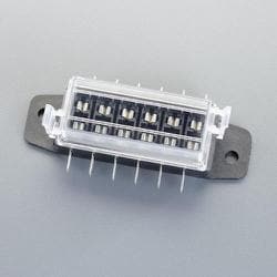 EA758ZR-251 [DC12・24V/15A/6極 自動車用平型ヒューズブロック]