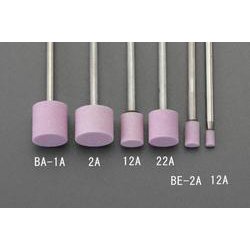 EA819BA-12A [8×10mm/3mm軸 軸付砥石（薄赤）]