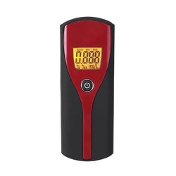 アルコールチェッカー 息吹きかけタイプ BAC・BrAC対応 ブラック・レッド TC-6880