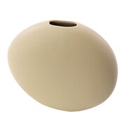 AS-SS-BE [花瓶 陶器 フラワーベース スリムS ASH 幅19×奥行6.5×高さ17cm ベージュ]