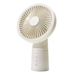 充電式 LEDマルチポータブルファン アイボリー DF-T2233IV