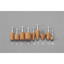 EA819HY-11 [19×38mm/6角軸 軸付砥石（砲弾/WA）]