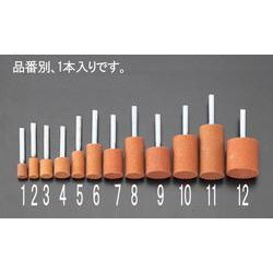 EA819HA-9 [25×25mm/6mm軸 軸付砥石（WA 橙）]