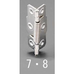 75×23mm 丁番（片開/スプリング入/ステンレス製） EA951CU-8