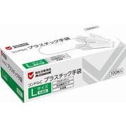 コンドルC プラスチック手袋 パウダーフリー L 100枚入り