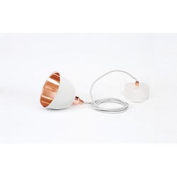 NL MINIATURE BELL PENDANT SET COPPER ＆ MATTE WHITE SET 3NLRMBSETWCP