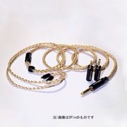 リケーブル MMCX 2.5mm/3.5mm/4.4mmスイッチング式プラグ採用 ゴールド Amber MMCX