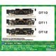 8521 Nゲージ用パーツ 動力台車枠・床下機器セット A-35 （DT10/11/12＋8596BМ） [鉄道模型用パーツ]