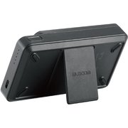 モバイルバッテリー 5000mAh 入力(Type-C×1) 出力(Type-C×1) マグネット式ワイヤレス充電対応 スタンド付 ブラック DE-C36-5000BK