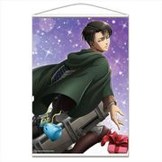 進撃の巨人 B2タペストリー I リヴァイ・アッカーマン [キャラクターグッズ]