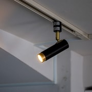 IoTスマート照明 1灯スポットライト ノーシュ ブラック ダクトレール用 ルームスイッチリモコン対応 TC-1022-BK