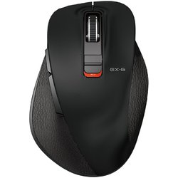 ワイヤレスマウス 無線 Bluetooth 静音 5ボタン Mサイズ ブラック M-XGM15BBSXBK
