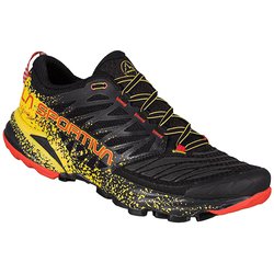 アカシャII メンズ トレイルランニングシューズ ブラック×イエロー（999100） EU40（25.5cm） 56A