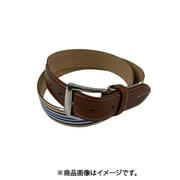 RENELE606 マルチストライプ ベルト ブルー
