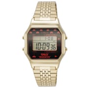 Classic Digital TIMEX 80 Space Invaders ゴールド ユニセックス メタルベルト 正規品 1年保証 TW2V30100