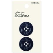 NWN4116 [ナウナウボタン イカリボタン 4つ穴 25mm コン]