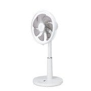 リビング扇風機 DCモーター搭載 リモコン付き ホワイト FS-D30MR/W