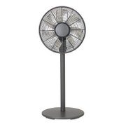 リビング扇風機 DCモーター搭載 上向き90° リモコン付き シルバー KLF-3027/S