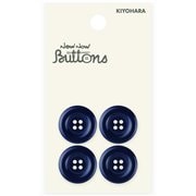 NWN2393 [ナウナウボタン カラーボタン ラウンド 4つ穴 18mm コン]