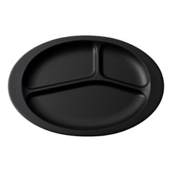 T-LPO22 [T-LPO22 LUNCH PLATE （OVAL） BLACK thermo mug（サーモマグ） TSUBAME 燕シリーズ]