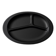 T-LPO22 [T-LPO22 LUNCH PLATE （OVAL） BLACK thermo mug（サーモマグ） TSUBAME 燕シリーズ]
