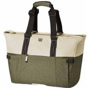 ウィメンズトートバック WOMENS TOTE BAG Cream/Forest Green/BLACK WR8017601001 GR/BK [テニス トートバッグ]