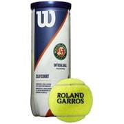 ローランギャロスクレーコート3ボール ROLAND GARROS CLAY CT 3 BALL WRT125000 YEL [硬式テニス ボール]