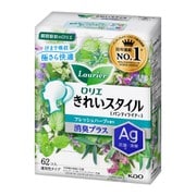 ロリエ きれいスタイル フレッシュハーブの香り 消臭プラス 62個入 [パンティライナー]