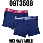 2枚組 ボクサーパンツ 並行輸入品 09T3508 983 NAVY MULTI Sサイズ