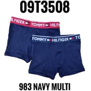 2枚組 ボクサーパンツ 並行輸入品 09T3508 983 NAVY MULTI Mサイズ