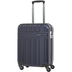 スーツケース 拡張タイプ 旅行日数目安：3～4泊 39L/拡張時45L TSAロック搭載 機内持ち込み可 ネイビーガンメタ SK-0835-48