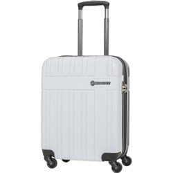スーツケース 拡張タイプ 旅行日数目安：3～4泊 39L/拡張時45L TSAロック搭載 機内持ち込み可 ホワイトブラック SK-0835-48
